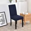 Funda de Silla Universal de una Pieza Simple Personalizada Funda de Taburete Tela Elástica Funda de Silla de Comedor Funda de Respaldo de Silla de Hotel