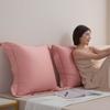 Cojín de Cabecera Funda de Almohada de Algodón Puro Cojín Grande para Espalda Cojín de Sofá Almohada de Cama Cojín para Leer Lujo Accesible y Sensación de Alta Gama