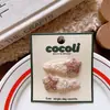 Nuevo Estilo Coreano Niños Otoño e Invierno Tela de Lana de Cordero Pinza para el Cabello Estrella Brillante Niñas Felpa Clip Lateral Básico