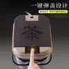 Cubo para Té, Cubo para Residuos de Té, Cubo para Aguas Residuales, Accesorios para Juego de Té Kung Fu Casero, Cubo con Filtro de Té, Cubo de Basura de Plástico, Cubo Pequeño para Té
