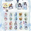 Caixa Cega Duplo Flash Demon Slayer 75mm Broche de Lata Anime Broche de Lata Mercadoria Laser