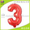 Globo de película de aluminio alfanumérico rojo grande de 16 pulgadas A- Z globo de papel de aluminio decoración de fiesta de boda cumpleaños