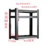 Rack de Armazenamento para Gabinete de Computador Prateleira para Impressora Gabinete de Colocação Integrado Estojo Multi-camada para Dois Gabinetes de Escritório Suporte Elevado