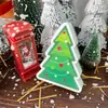2025 Amazon Más Vendido Dibujo Animado Impreso Estropajo Lavado de Platos Algodón Limpieza de Cocina Lavado de Ollas Esponja Limpiadora de Navidad