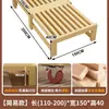 Cama Retrátil de Madeira Maciça para Apartamentos Pequenos, Cama de Solteiro Tatami para Sala de Estar, Sofá-Cama Multifuncional Simples Dobrável de Uso Duplo