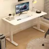 Escritorio eléctrico con altura ajustable con uno o dos motores, escritorio inteligente para computadora, escritorio para gaming, escritorio para oficina en casa con patas de mesa ajustables