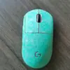 Pegatinas Antideslizantes para Ratón de Cobertura Total Patrón de Copo de Nieve Primera y Segunda Generación Gpw, Pegatinas Especiales Absorbentes de Sudor para Teclado de Gaming Logitech