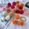 Nueva Flor Artificial de Crisantemo de 3 Bolas para Decoración de Boda, Arreglo Floral, Fondo, Adorno de Decoración para el Hogar