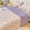 Funda de Cama de Algodón Puro de Dibujos Animados para Niños, Pieza Única para Todas las Estaciones, Colchón de Terciopelo de Leche, Reversible, Colcha de Cama, Sábanas de Cama, Juego de Tres Piezas