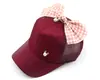 Gorra de Malla con Lazo para Niñas Venta al por Mayor Verano Nuevo Sombrero de Protección Solar Estilo Coreano ins Dulce Gorra de Béisbol para Niños Transfronterizo