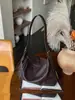 2026 Nueva Bolsa de Mano Gran Capacidad Hobo con Cremallera Lateral Bolso de Hombro Piel Genuina Bolso de Axila Bolso Cruzado de Mano para Mujer