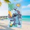 Toalla de Playa de Dibujos Animados Stitch Transfronteriza Temu Venta Caliente Impresión Digital Microfibra Toalla de Baño Venta Directa de Fábrica Mayorista