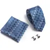 AliExpress EBAY 7.5cm corbata de negocios set de corbata para hombre boda corbata de poliéster caja de regalo fabricantes