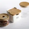 Frasco de condimentos de cocina botella de aceite clasificación caja de condimentos impermeable etiqueta transparente identificación nota adhesivo autoadhesivo a prueba de aceite sin corte
