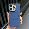Funda para Teléfono Móvil con Soporte Magnético para Lente de Círculo Delgado Adecuada para Apple 16Promax Elegante 15 Moderno 11 Agujero Grande 12/13