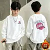 Sudadera con forro polar para niño, elegante ropa de otoño para niños, nuevo modelo 2026, suéter para niño, top de camiseta de manga larga para bebés y niños pequeños