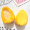 Juguetes de Comida de Simulación Accesorios de Resina Relleno de Crema de Coco Jackfruit Pasador DIY Funda de Teléfono Llavero Zuecos