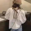 Elegante Camisa de Manga Larga para Mujer Primavera y Otoño 2026 Nuevo Estilo Coreano Suelta y Suave con Diseño Único