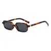 Gafas de Sol Rectangulares de Estilo Retro Simple con Diseño de Varillas Único, Versátiles para el Uso Diario y los Trayectos al Aire Libre