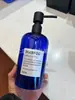 Nueva botella de plástico azul zafiro Klein de alto valor de color 500ml tipo dispensador para aceite esencial, champú con aceite para la piel