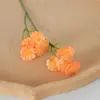Flor Artificial Camomila Única Estilo Pastoral Europeu Mesa de Jantar Pequena Margarida Flor Falsa Decoração de Casa Pequeno Crisântemo Selvagem Flor de Seda Flor Falsa