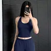 Verão 2026 Novo Conjunto Esportivo Feminino de Calça Wide-Leg com Regata Fitness e Colete Lindo nas Costas - Best-Seller Transfronteiriço da Amazon