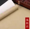 Livro Longo Vintage Batik Papel de Arroz Semi-Cru Papel de Arroz Semi-Cozido Artesanal Flor de Pinheiro Papel para Caligrafia para Letra Regular Pequena