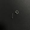Labio uña acero titanio anillo labial uña de repuesto uña hueso oreja uña nido de vino uña oreja joyería piercing corporal fábrica venta al por mayor