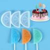 Diy silicone bolo de cozimento série de frutas maçã banana uva Chocolate Cheese Lollipop molde de silicone