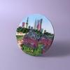 China Shanghái imán de nevera ciudad turismo recuerdo fabricantes de resina magnética venta al por mayor hecho a mano tridimensional mini creativo