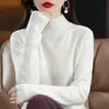 Venta al por mayor transfronteriza de suéteres de punto de manga larga para mujer nuevos de otoño e invierno, tops tipo pullover de talla grande, artículo popular de exportación