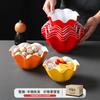 Vajilla Xiangyuan Meimian Tazón Creativo para Guarniciones Brochetas Encaje Tazón para Verduras Autoservicio Giratorio Olla Pequeña Giratoria para Verduras