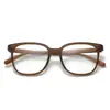 Armazones de Gafas Ultra Ligeros con Nuevo Diseño de Grano de Madera para Miopía, Modernos Unisex Ligeros Artísticos Retro Armazones Sin Graduación, Graduación Personalizable