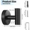 Amazon Gancho de Pared de Acero Inoxidable 304 de un Solo Brazo Perchero para Toallas de Baño Ropa Sombrero Gancho de Metal
