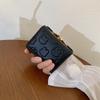 Cartera de mujer Ins Cartera pequeña de mujer Cartera plegable de alta gama para mujer Cartera corta de mano transfronteriza Venta al por mayor