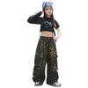 Disfraz Hip-hop para Niños Traje Estilo Hip-hop para Niñas Disfraz de Tambor Hiphop para Niños Disfraz de Moda para Danza Jazz