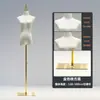 Maniquí de Exhibición de Ropa para Mujer de Medio Cuerpo Maniquí para Vestido de Novia Soporte de Exhibición Estante para Ropa Accesorios para Maniquíes de Tienda de Ropa