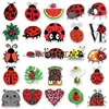 50 Mariquitas Lindas de Dibujos Animados en Graffiti Estilo Ins Diseño de Insectos para Decoraciones Creativas