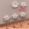 Banho de Cobre com Ouro Real Cor Dourada 18K Conserva Cor Recorte Suporte para Flores Tampa de Flor Espaçador DIY Pulseira de Contas Feita à Mão Acessórios de Joias