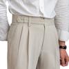 Comércio Exterior Calças Casuais Masculinas Britânicas para Deslocamento Anti-rugas Comprimento no Tornozelo Versátil Retrô Designer Nicho Calças da Moda