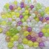 8-16 Tarjeta Acrílico Transparente Cuentas Estallido Grieta DIY Hecho a Mano Cuentas Florales Color Grava Cuentas Estallido Grieta de Hielo