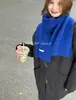 Cachecol de Lã Misturada Colorido Puro Feito em Casa pelo Fabricante para Mulheres Inverno Clareamento Estudante Casal Cachecol Simples de Tricô Transfronteiriço