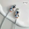 Funda de Teléfono de Pingüino Linda, Anti-daño, Protector de Cable de Datos Tipo-C para Teléfono, Hermosa y Duradera, Exquisita