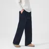 Pantalones casuales simples de alta gama para hombre, corte recto holgado, peso pesado de 350 g con una bonita caída, nuevo estilo otoño e invierno 2026, pantalones de chándal para hombre al por mayor