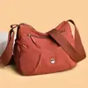 Bolsa de Lona Oxford al por Mayor para Mujer 2026 Nuevo Estilo Moderna Versátil Bolso de Hombro Cruzado Simple Ligero Bolso para Mamá de Mediana Edad