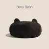 Gorro para Bebé Otoño e Invierno Pana Lindo Versátil Gorro con Orejas de Gato para Niños Gorro de Calabaza para Niñas Boina Gorro de Pintor