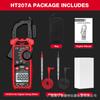 Multímetro de pinza Huabo Ht207A/Ht207D/Ht207B Pinza Amperimétrica Digital Pinza Amperimétrica Ac/Dc Versión en Inglés