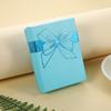 Nueva Caja de Regalo Cuadrada de Cartón con Tapa, Lazo, Tecnología de Bronceado, Caja para Joyería, Caja de Regalo