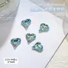 Accesorios Blue Elf para fresas de uñas puntiagudas Diamante Super Flash Azul Lago Forma Especial Mariposa Corazón Cuadrado Joyería para Fresas de Uñas