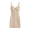 Vestido bodycon con ribete de encaje para mujer, primavera y verano, ajustado, sexy, puro deseo, impresionante vestido interior de escote pronunciado